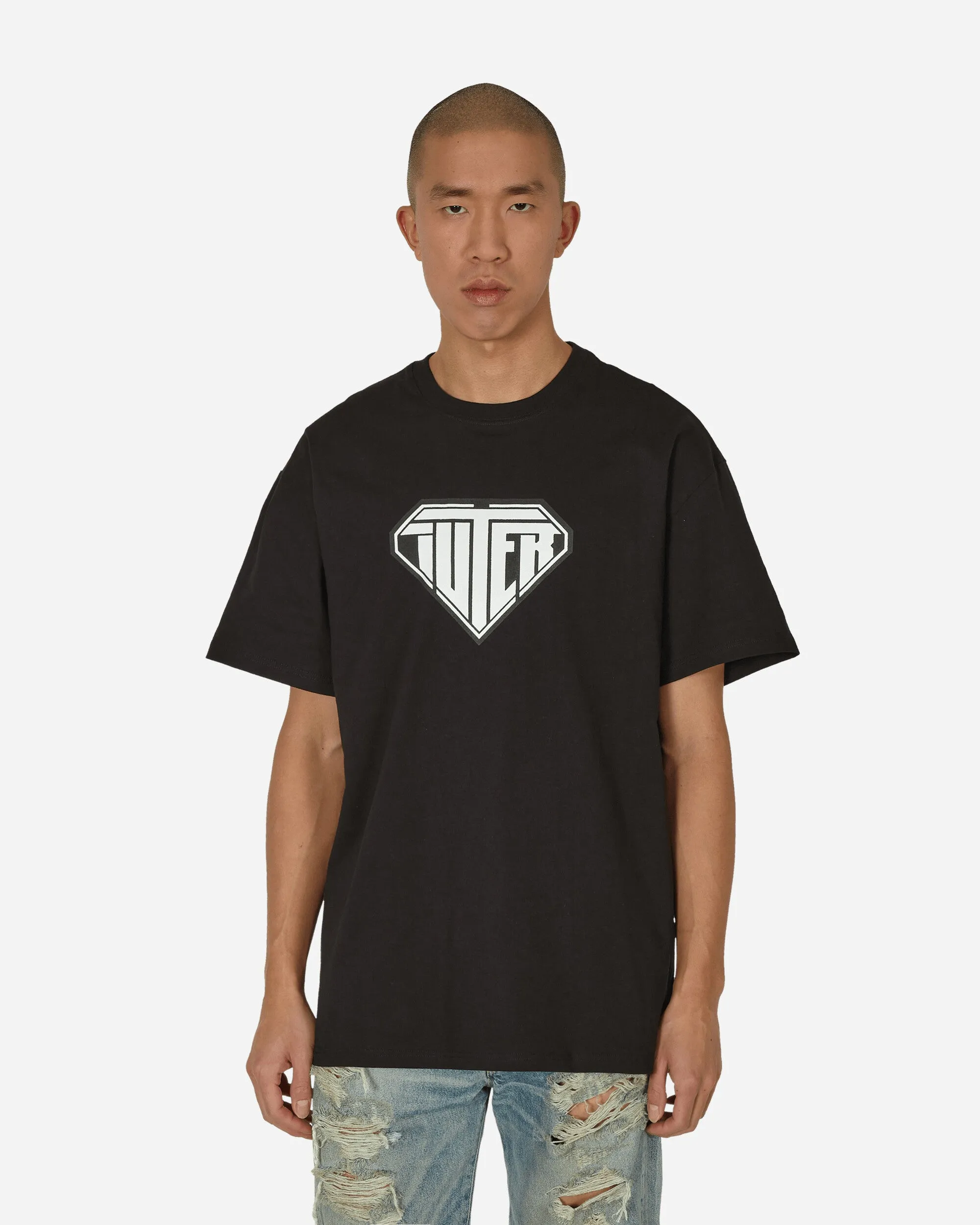 T-shirt à logo noir