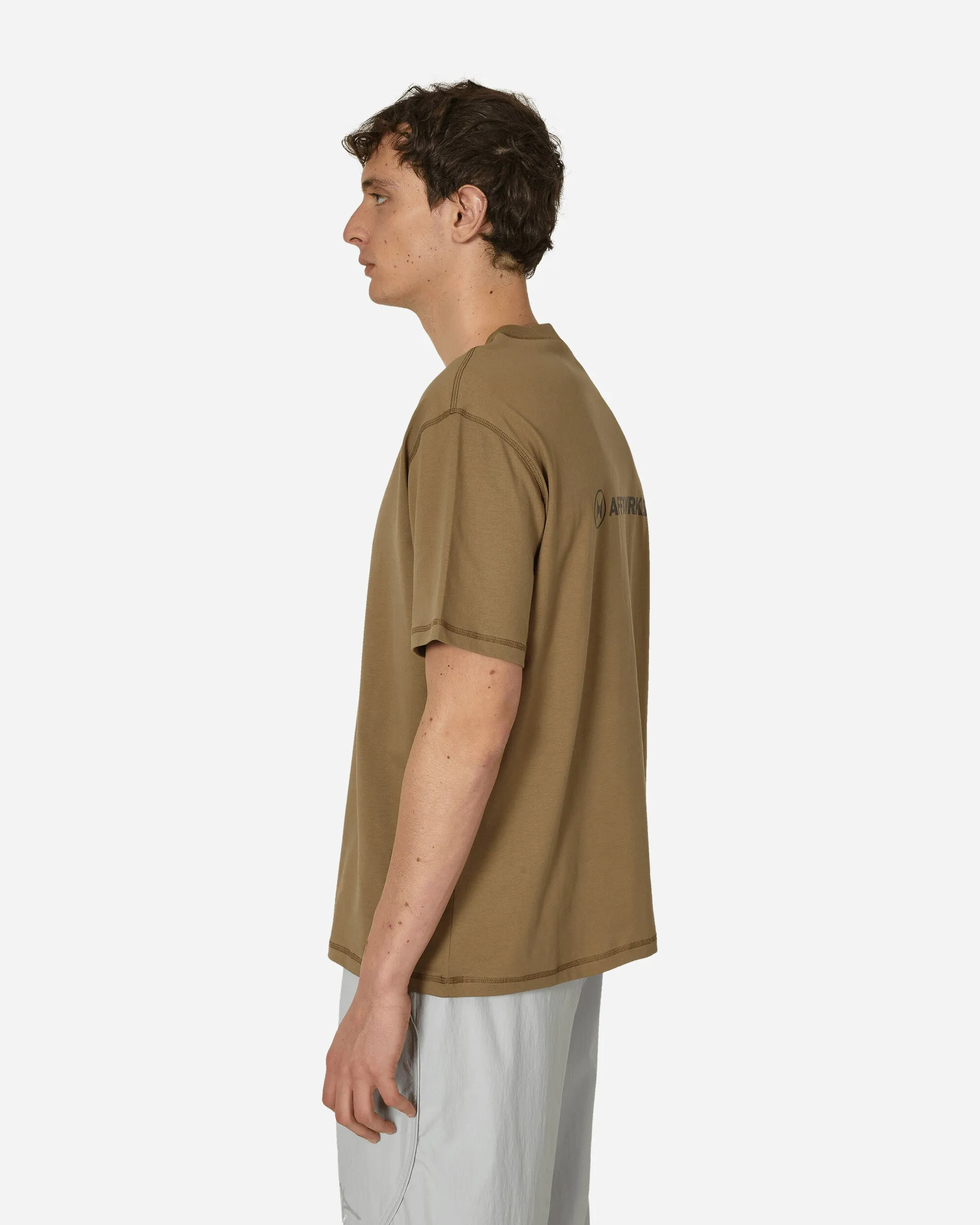 T-shirt à logo vert désert