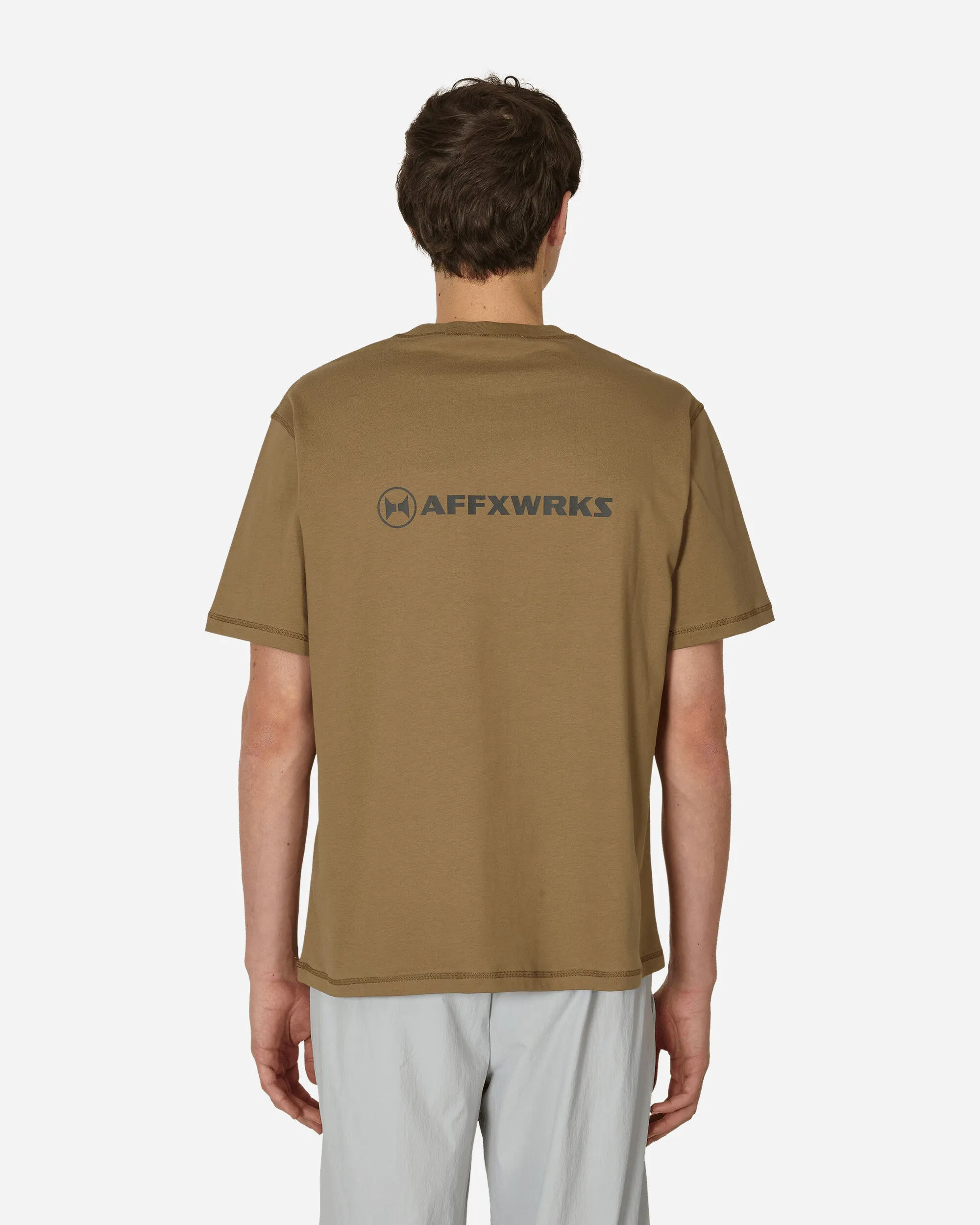 T-shirt à logo vert désert