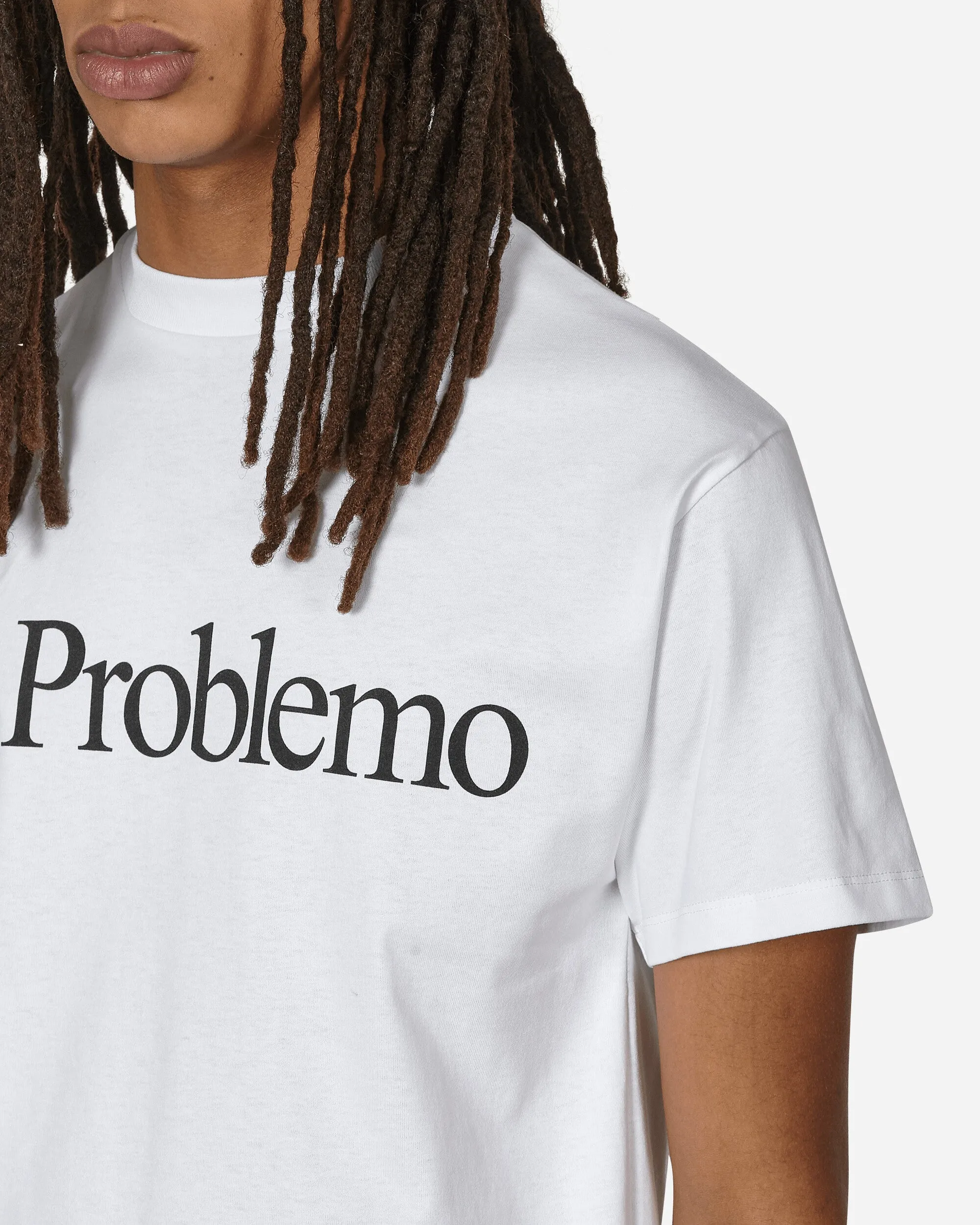 T-shirt à logo blanc