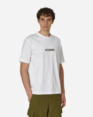 T-shirt à logo blanc