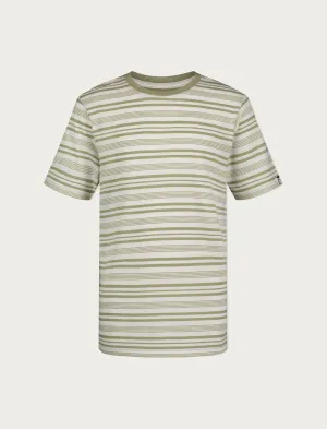 Lucky Brand T-shirt à rayures pour garçon vert foncé Lucky Brand