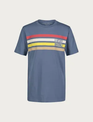 T-shirt pour garçons Lucky Brand Bleu foncé Lucky Brand