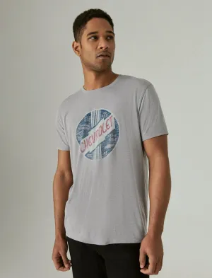 T-shirt graphique Lucky Brand avec logo Chevy gris chiné Lucky Brand