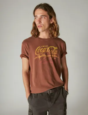 T-shirt Lucky Brand Coca-Cola Road Cannelle Lucky Brand