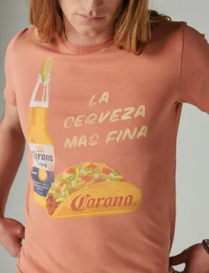 Lucky Brand Taco Tee Corona Ocre Doré Lucky Brand