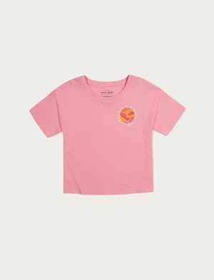 Lucky Brand Girls La Gentillesse Est Dorée T-shirt Melon Lucky Brand
