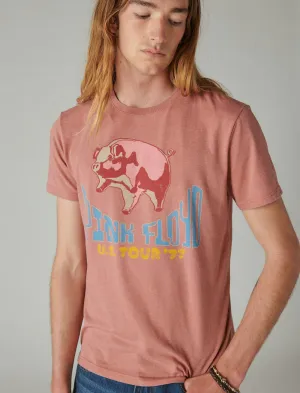 Lucky Brand T-shirt Pink Floyd '77 Chutney Lucky Brand