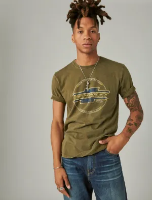 Lucky Brand T-shirt graphique Rock & Roll Chevy Beech Lucky Brand
