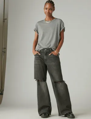 Lucky Brand Le T-shirt Boyfriend Asphalte Lucky Brand