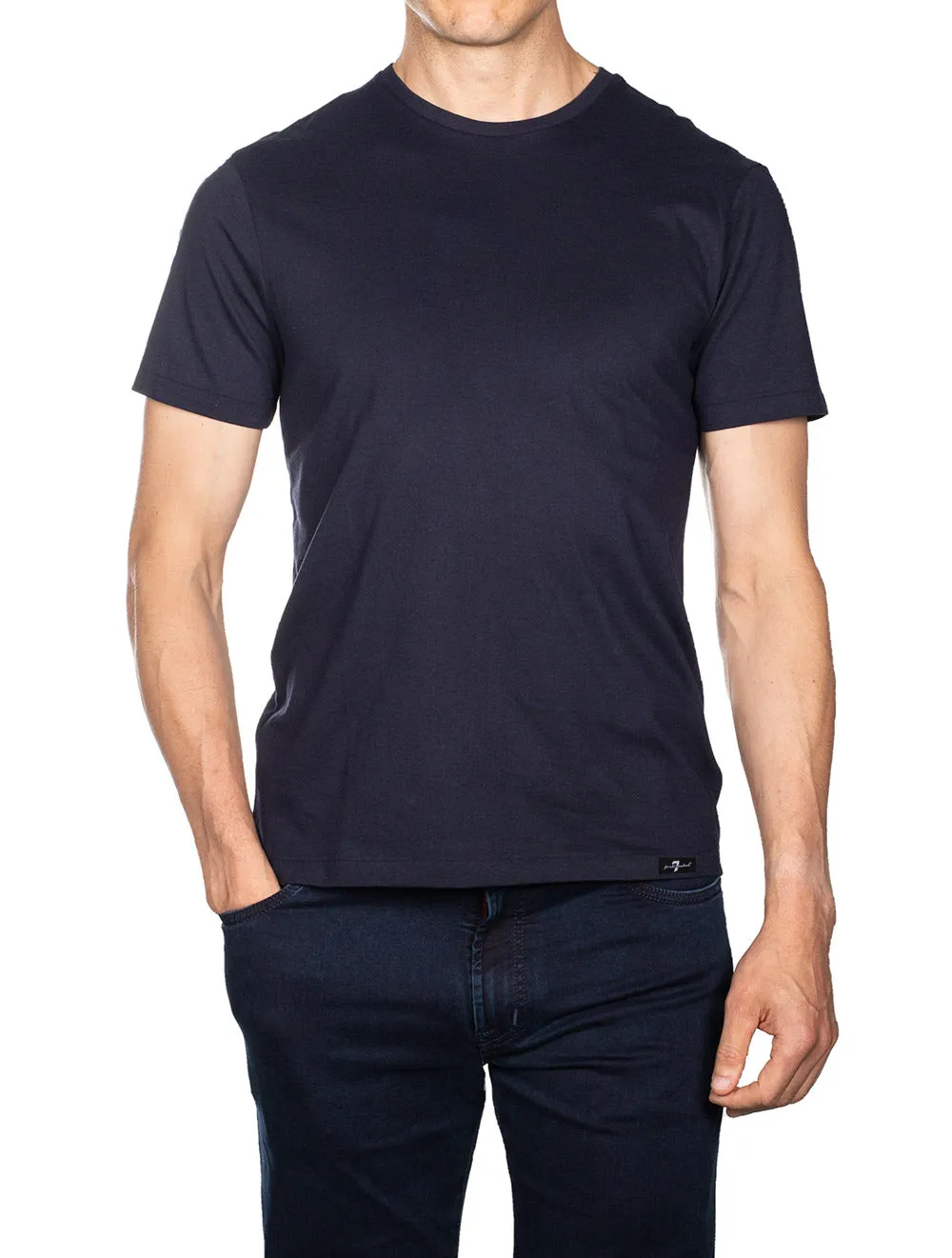 T-shirt de performance luxe Marine