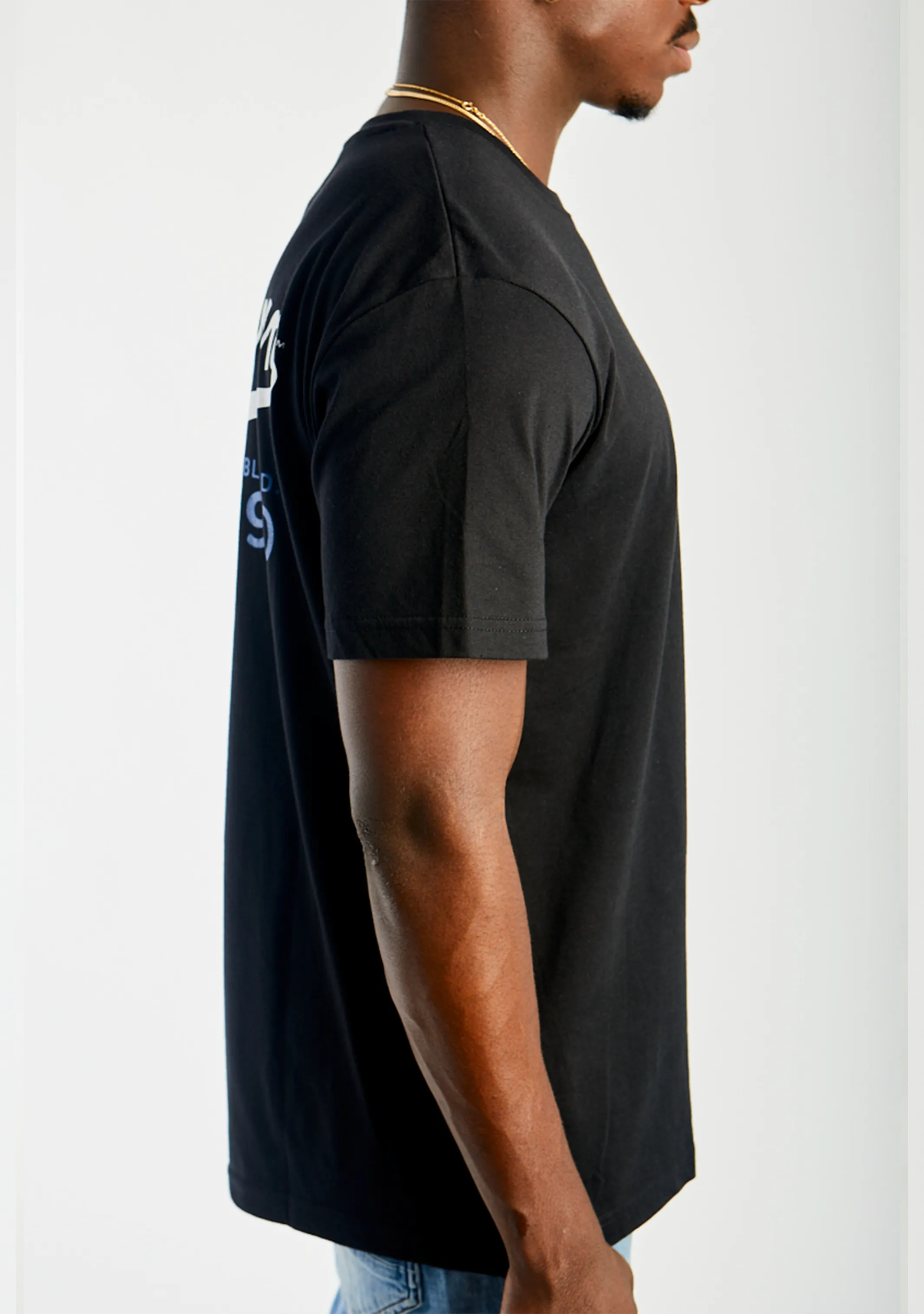 Majestic Athletic T-shirt pour hommes Brooklyn Script <br> MJBK0331TK