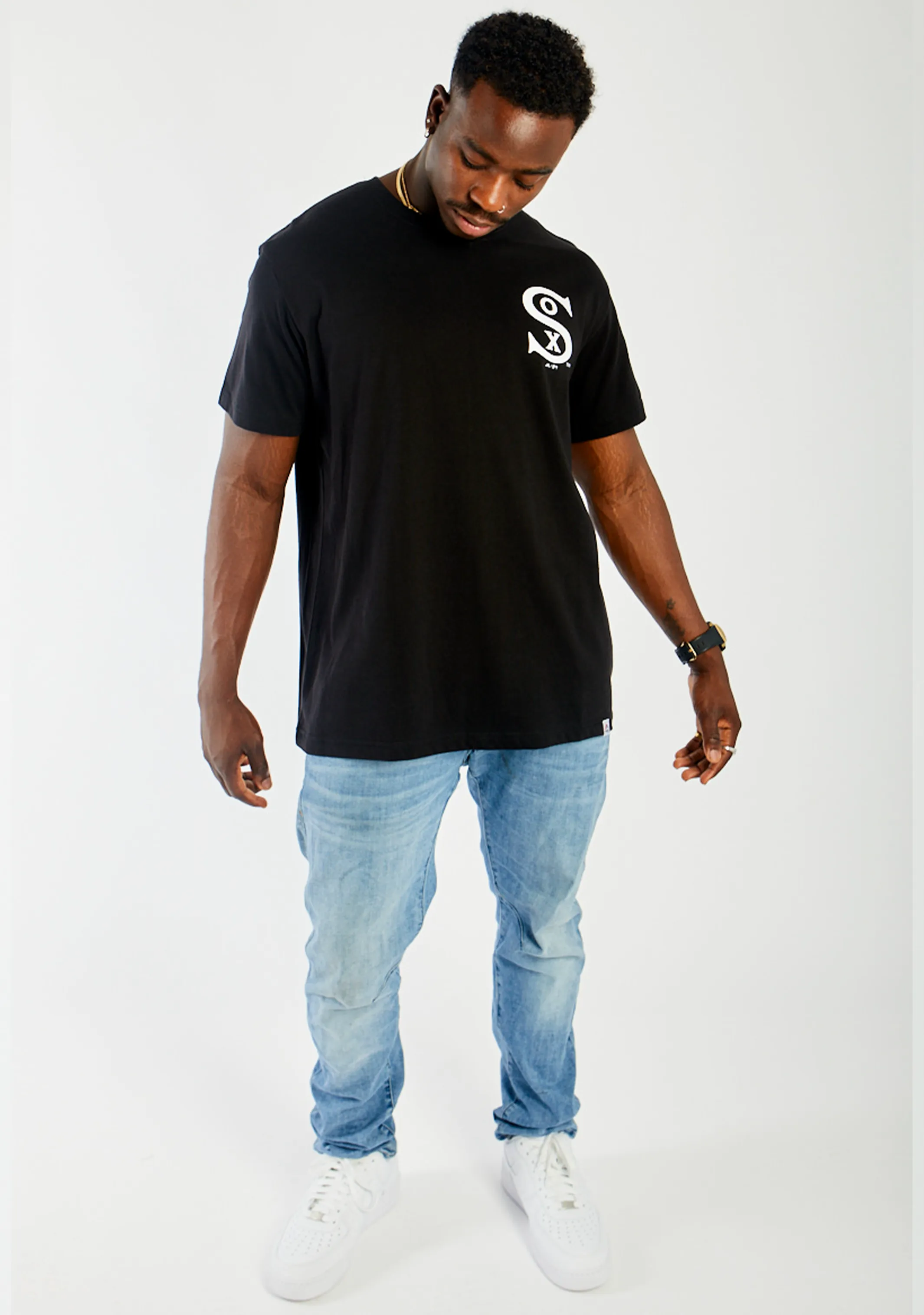 T-shirt athlétique majestueux pour hommes Chicago White Sox <br> MJCW0331TK