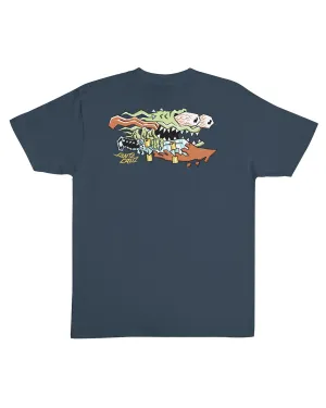 T-shirt manches courtes poids lourd Meek Scratched Slasher