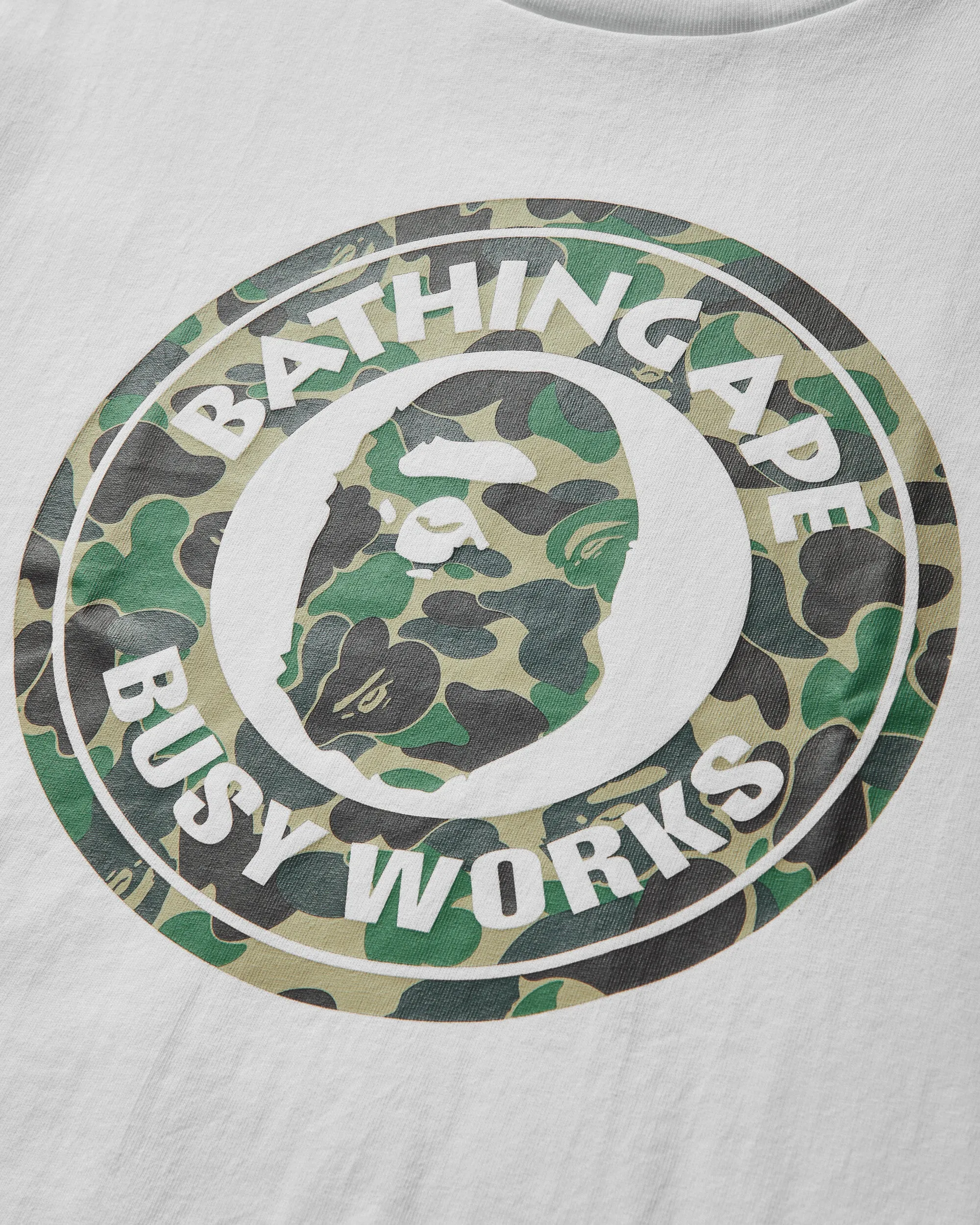 T-shirt Homme ABC Camo Busy Works Blanc