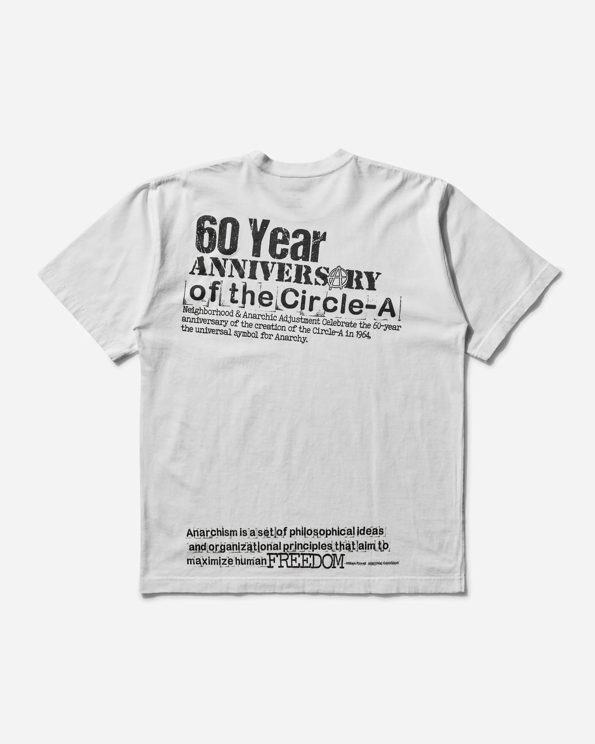 T-shirt Homme Anarchic Adjustment SS-1 Blanc