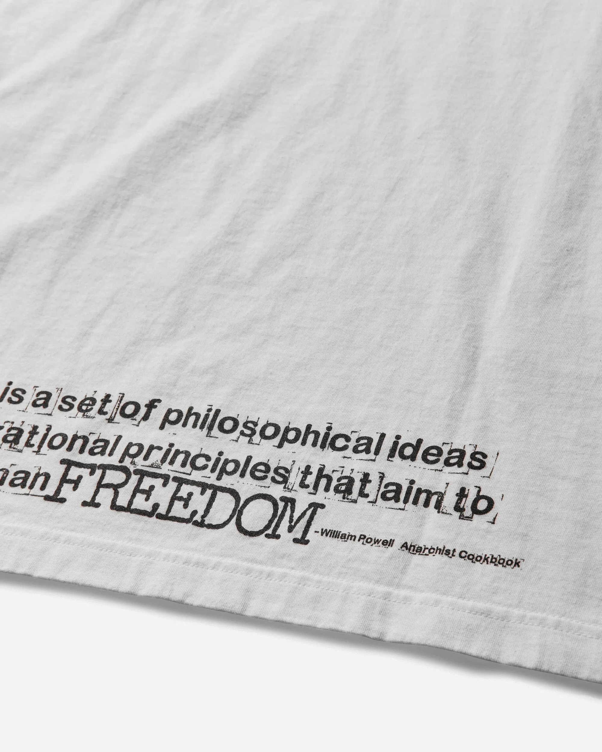 T-shirt Homme Anarchic Adjustment SS-1 Blanc