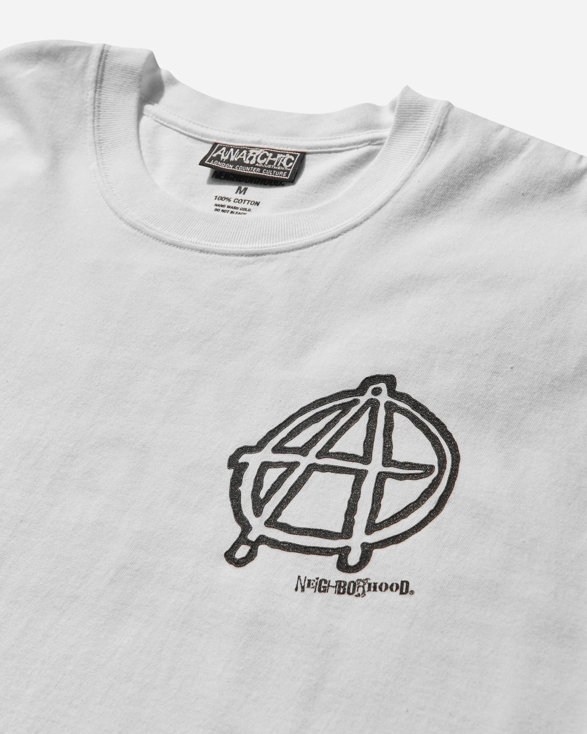 T-shirt Homme Anarchic Adjustment SS-1 Blanc