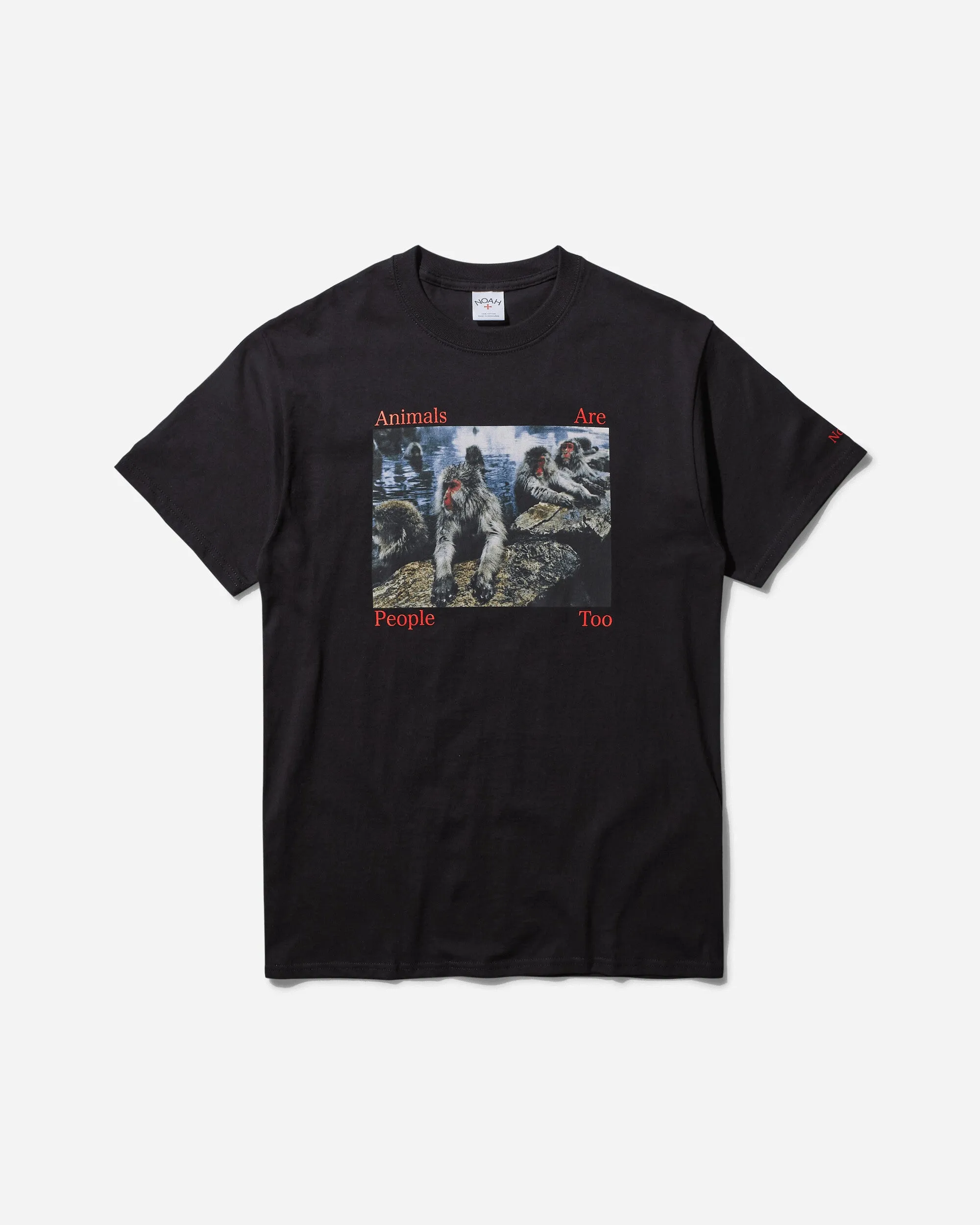T-shirt Homme Animaux Sont des Personnes Noir