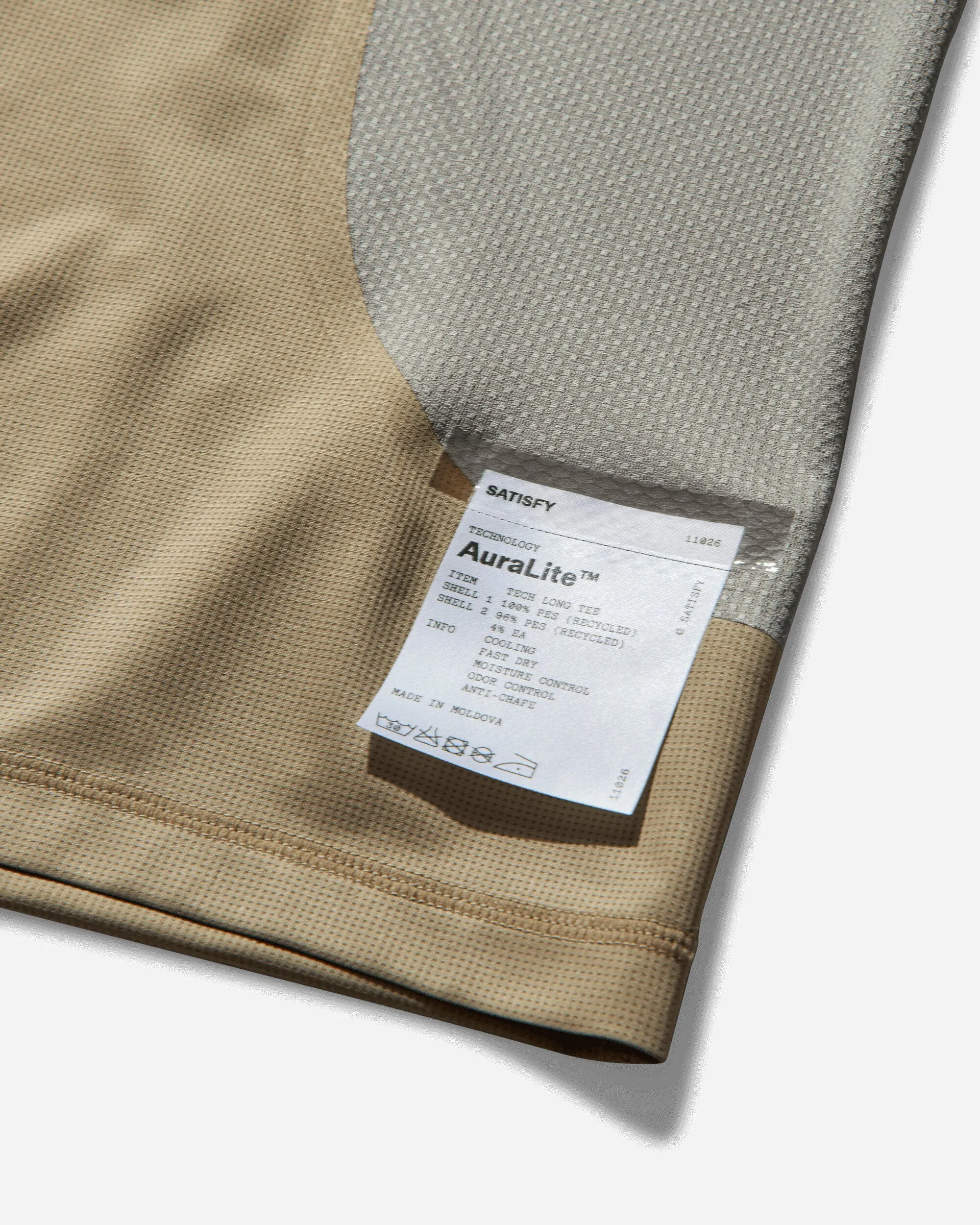 T-shirt manches longues technique AuraLite pour hommes - Vert armée