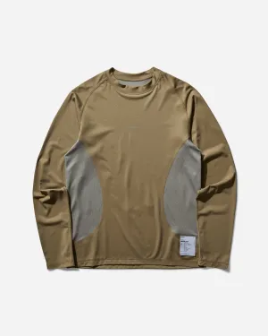 T-shirt manches longues technique AuraLite pour hommes - Vert armée