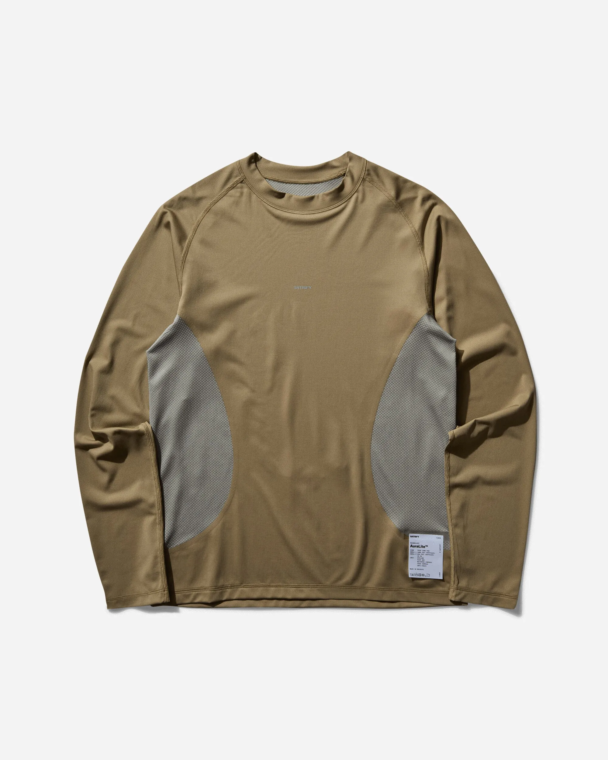 T-shirt manches longues technique AuraLite pour hommes - Vert armée