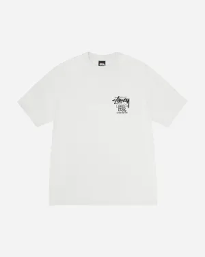 T-shirt classique pour hommes teint par pigmentation couleur naturel