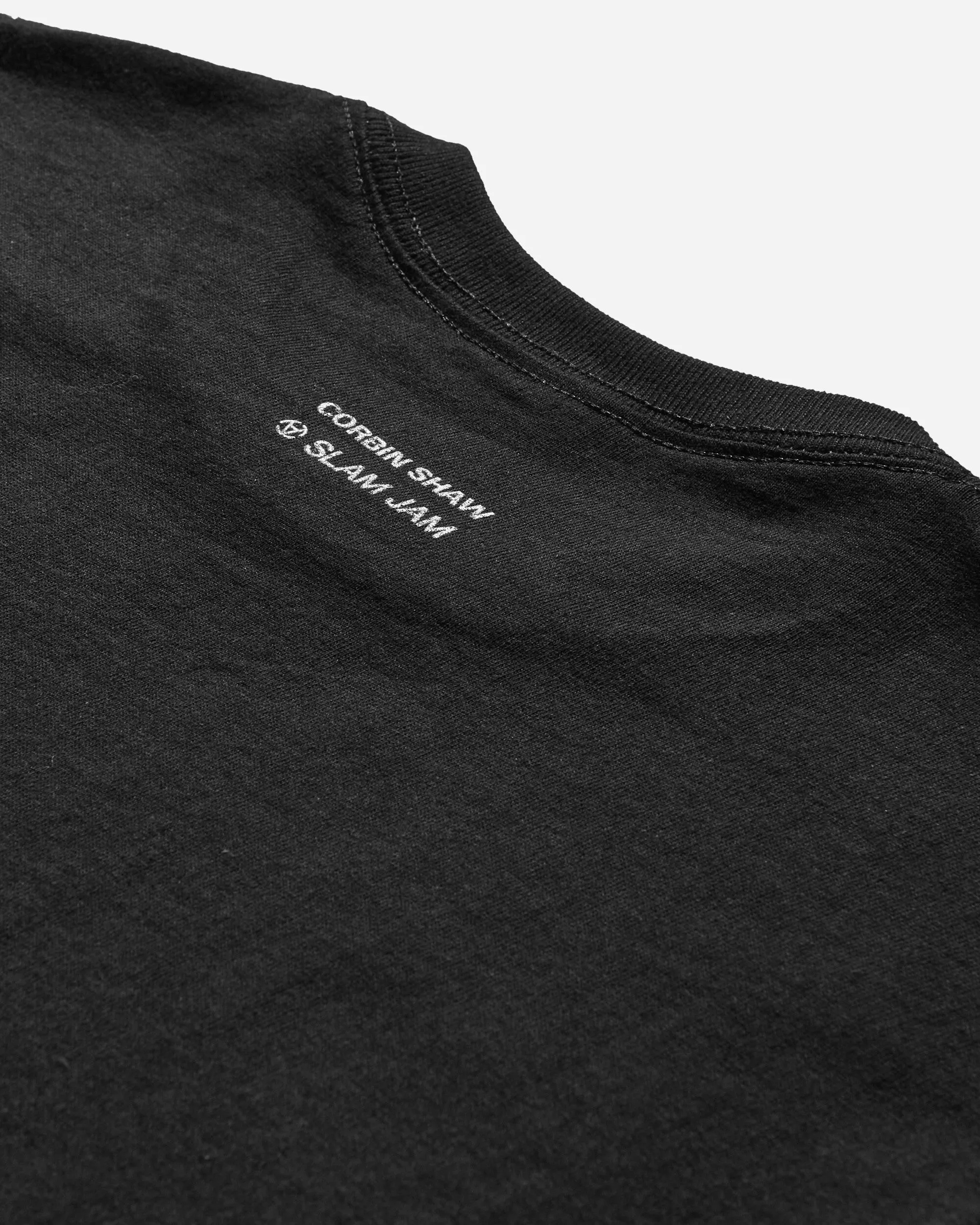 T-shirt EUROTRASH Corbin Shaw pour Homme Noir