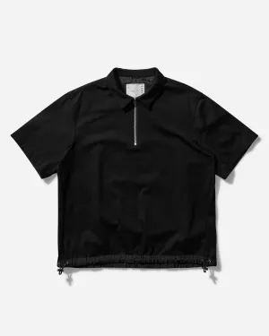 Polo en jersey de coton pour homme - Noir