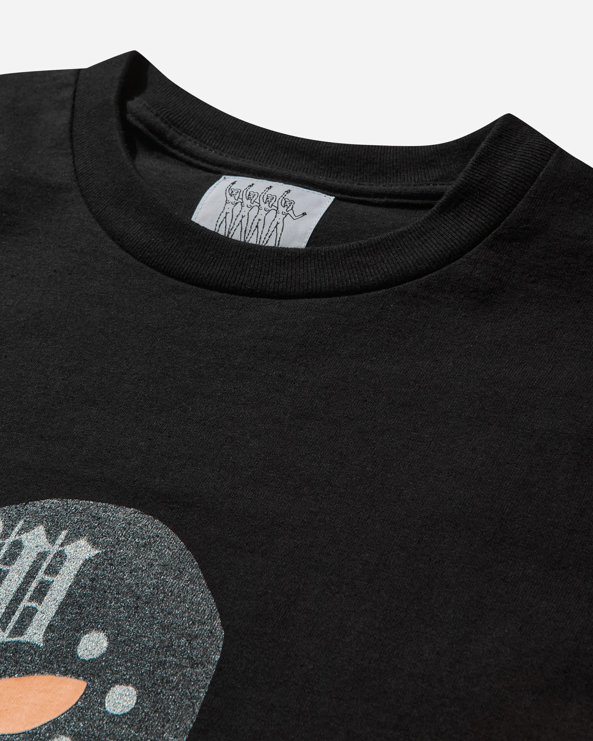 T-shirt Homme Col Rond (Type-1) Noir
