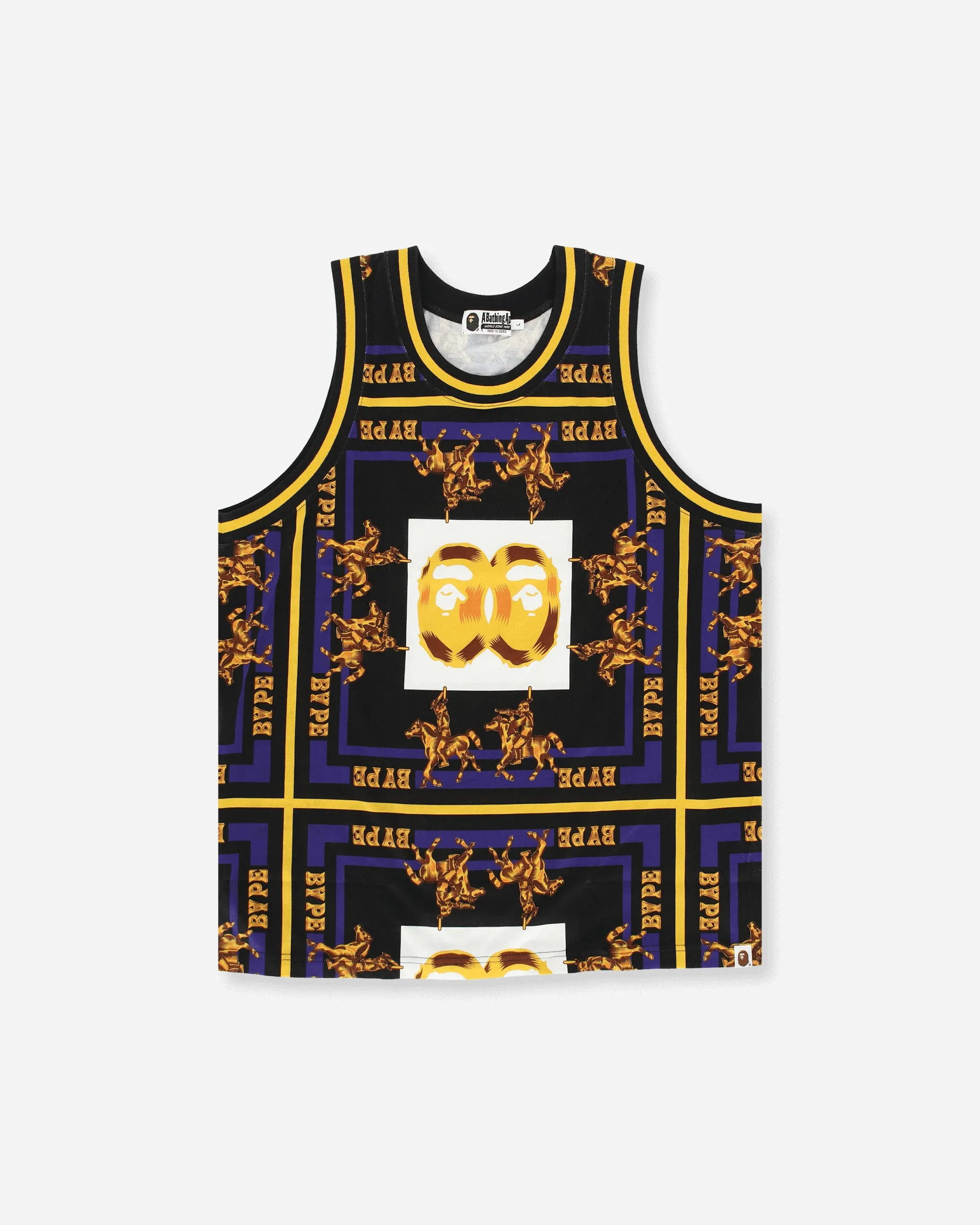 Haut de Basketball Double Tête de Singe pour Homme Noir