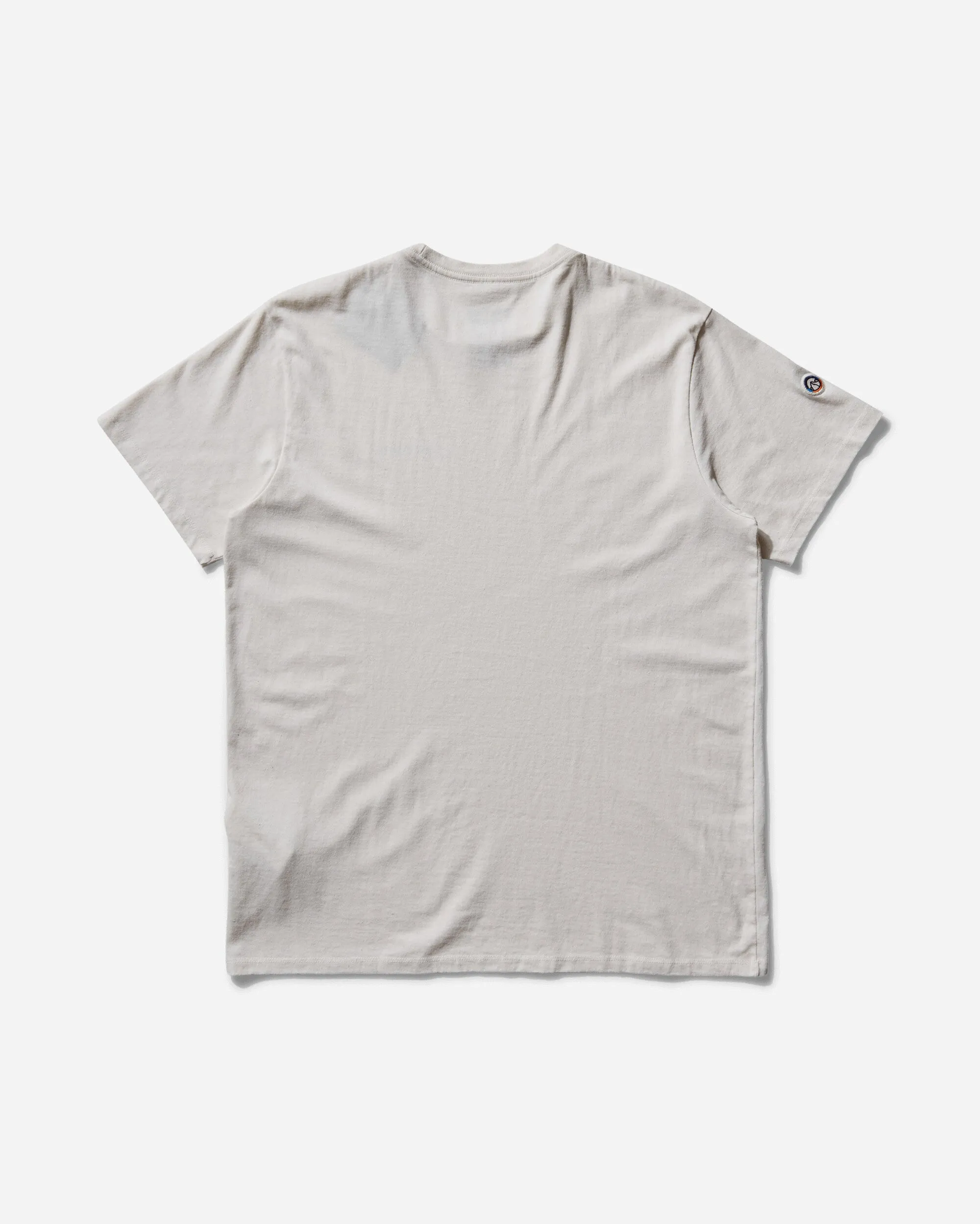 T-shirt Responsibili Icon Fitz Roy pour Homme Blanc Bouleau