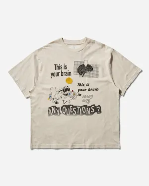 T-shirt Homme Reconnaissant Écru