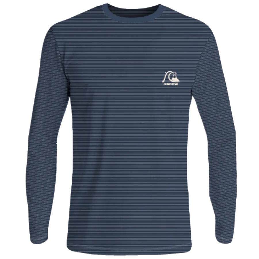 Rashguard à manches longues pour hommes en maille chinée