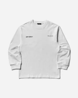 T-shirt à manches longues Heritage pour homme - Blanc