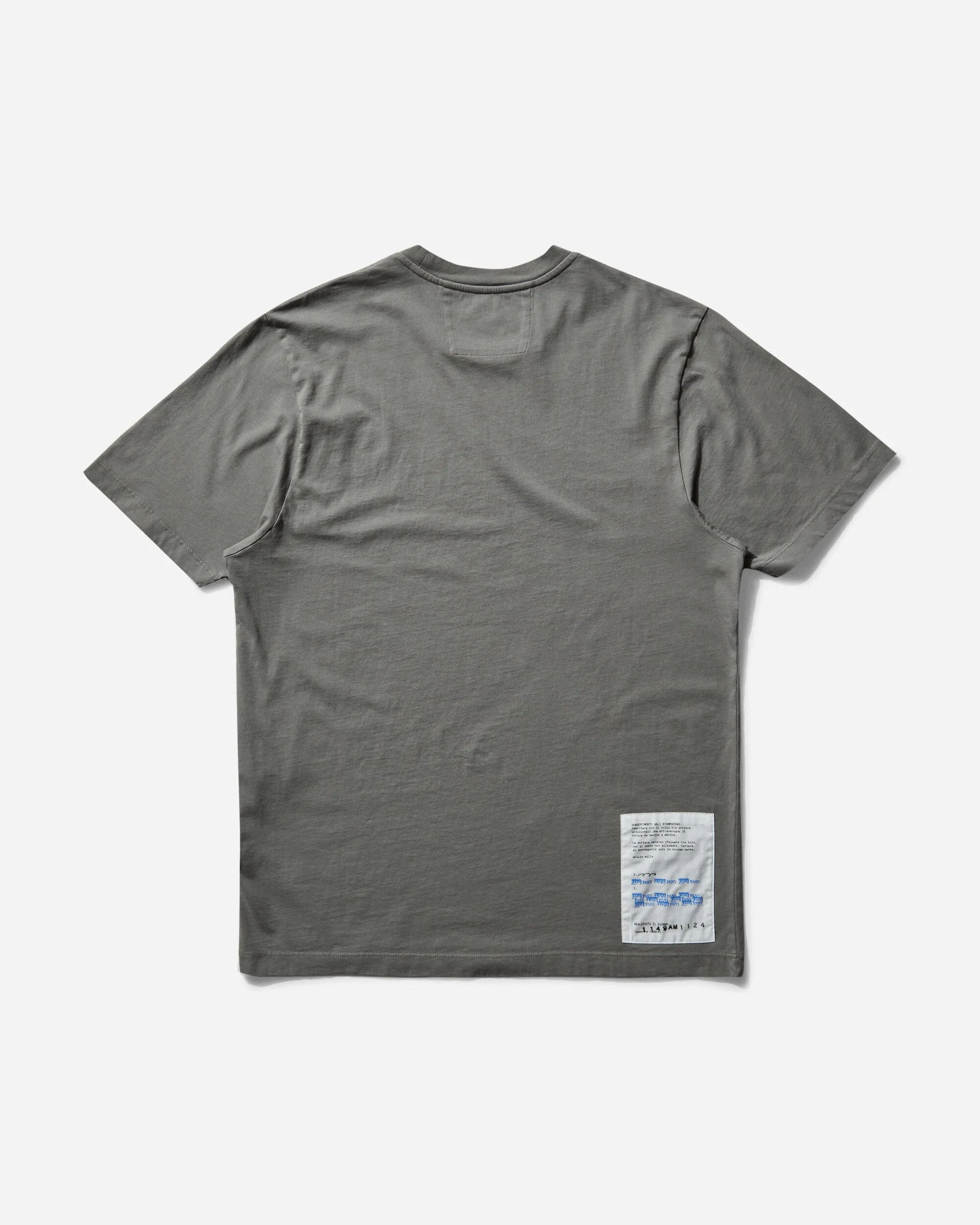 T-shirt Homme à Logo Horizontal Perle Fumée
