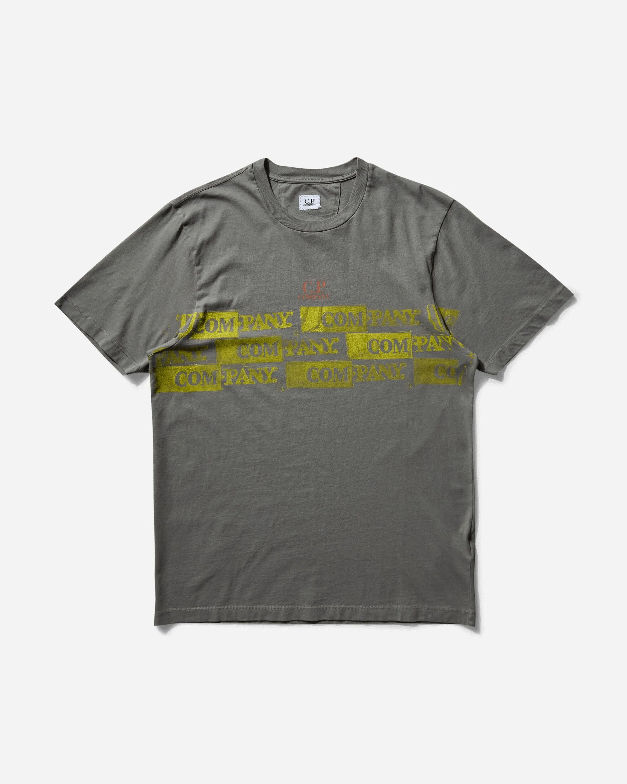 T-shirt Homme à Logo Horizontal Perle Fumée