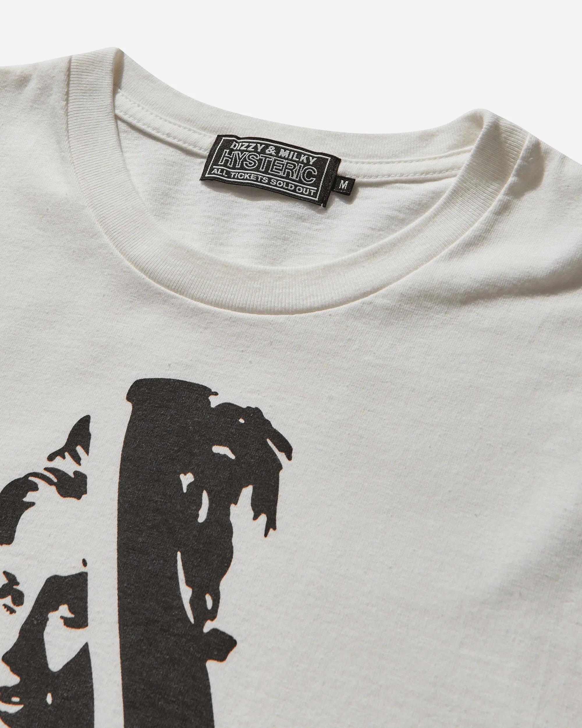 T-shirt Homme Aisselles Hystérique Blanc