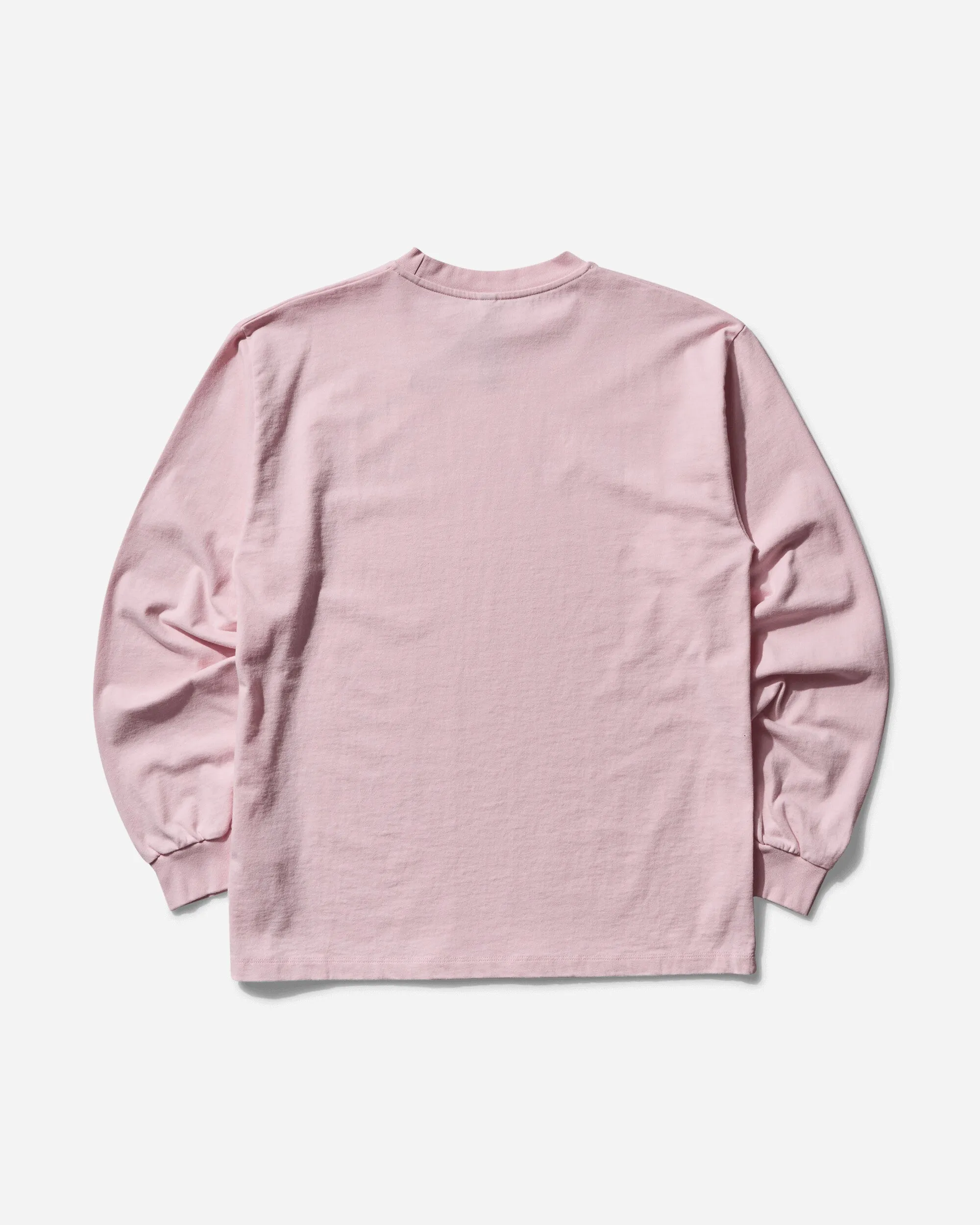 T-shirt à manches longues avec logo pour hommes - Rose