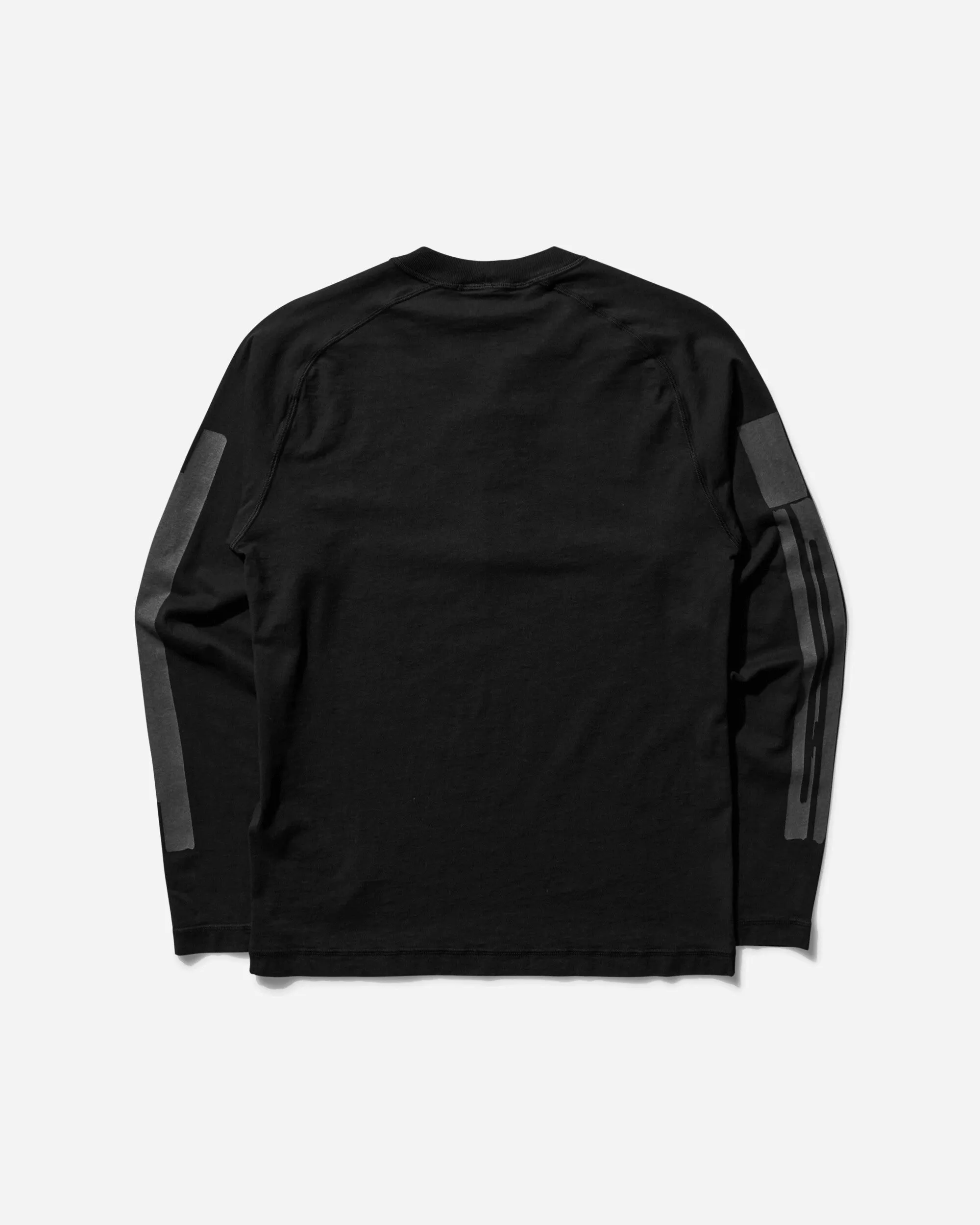 T-shirt à manches longues avec logo imprimé pour homme - Noir