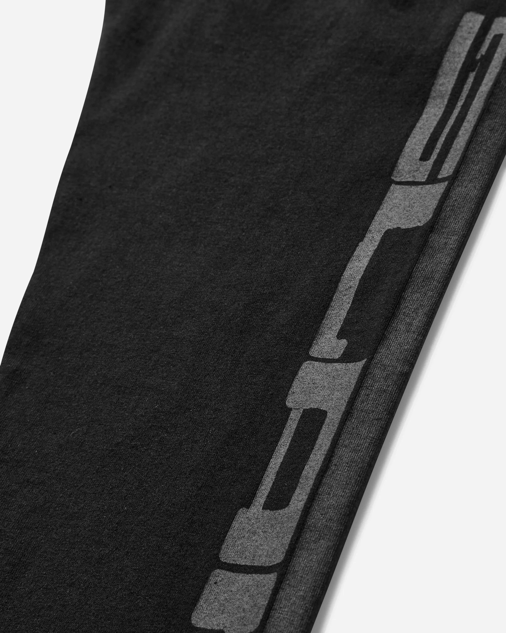T-shirt à manches longues avec logo imprimé pour homme - Noir