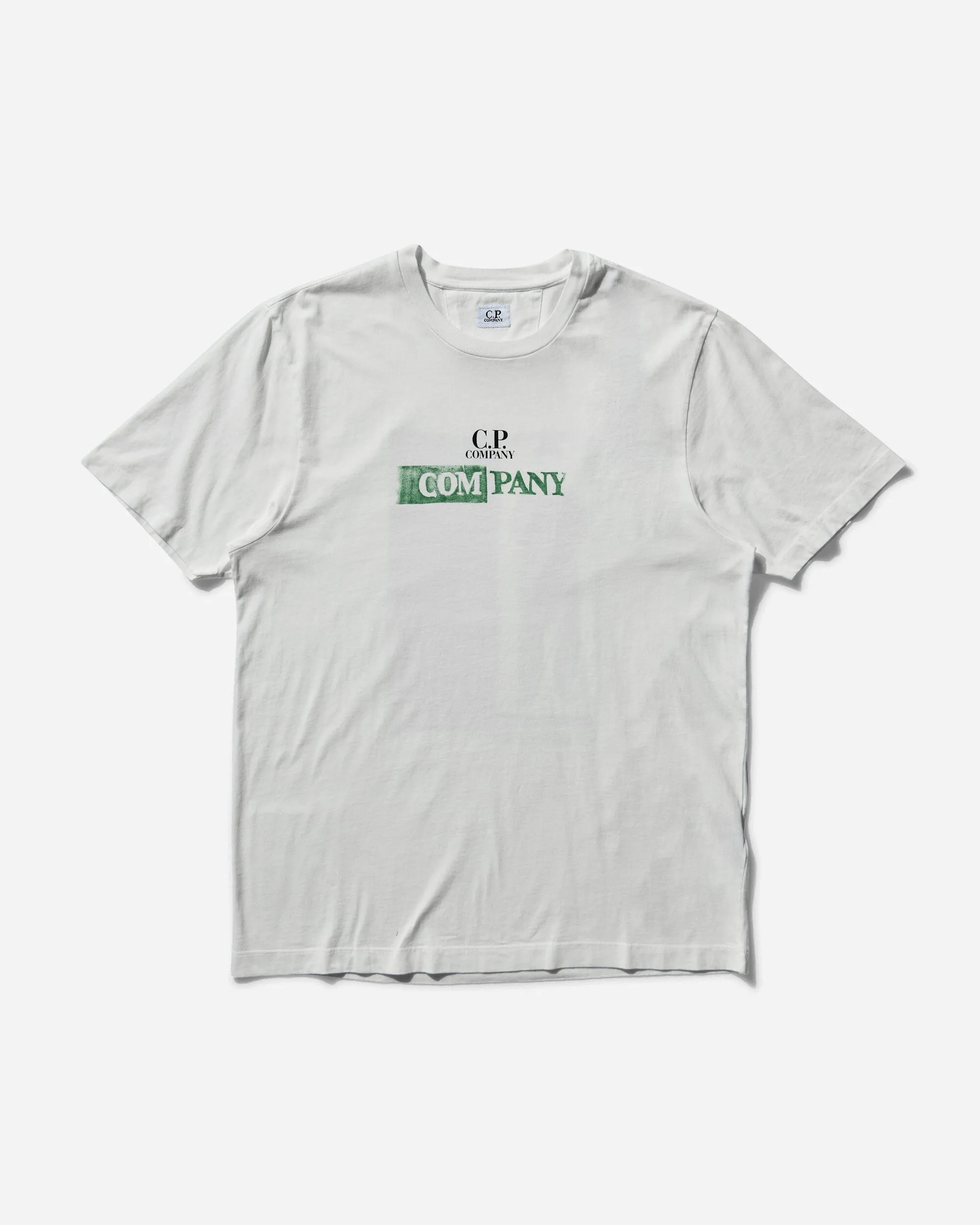 T-shirt Homme à Logo en Mousseline Blanc