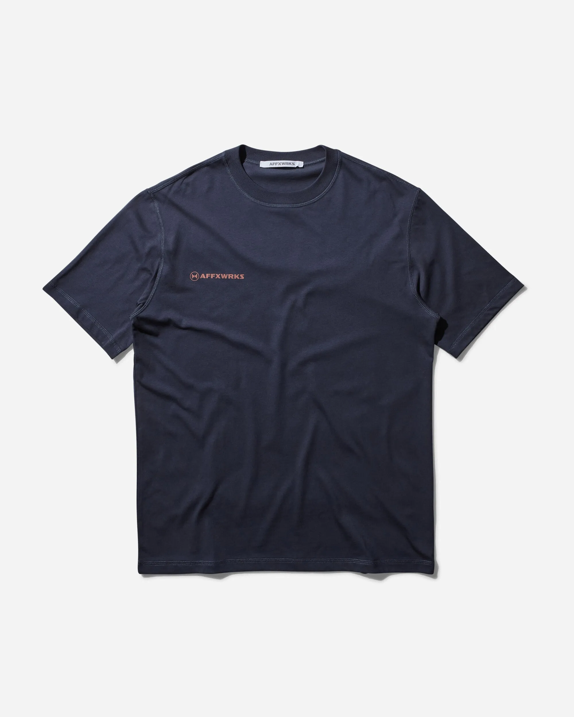 T-shirt à logo homme lavé marine