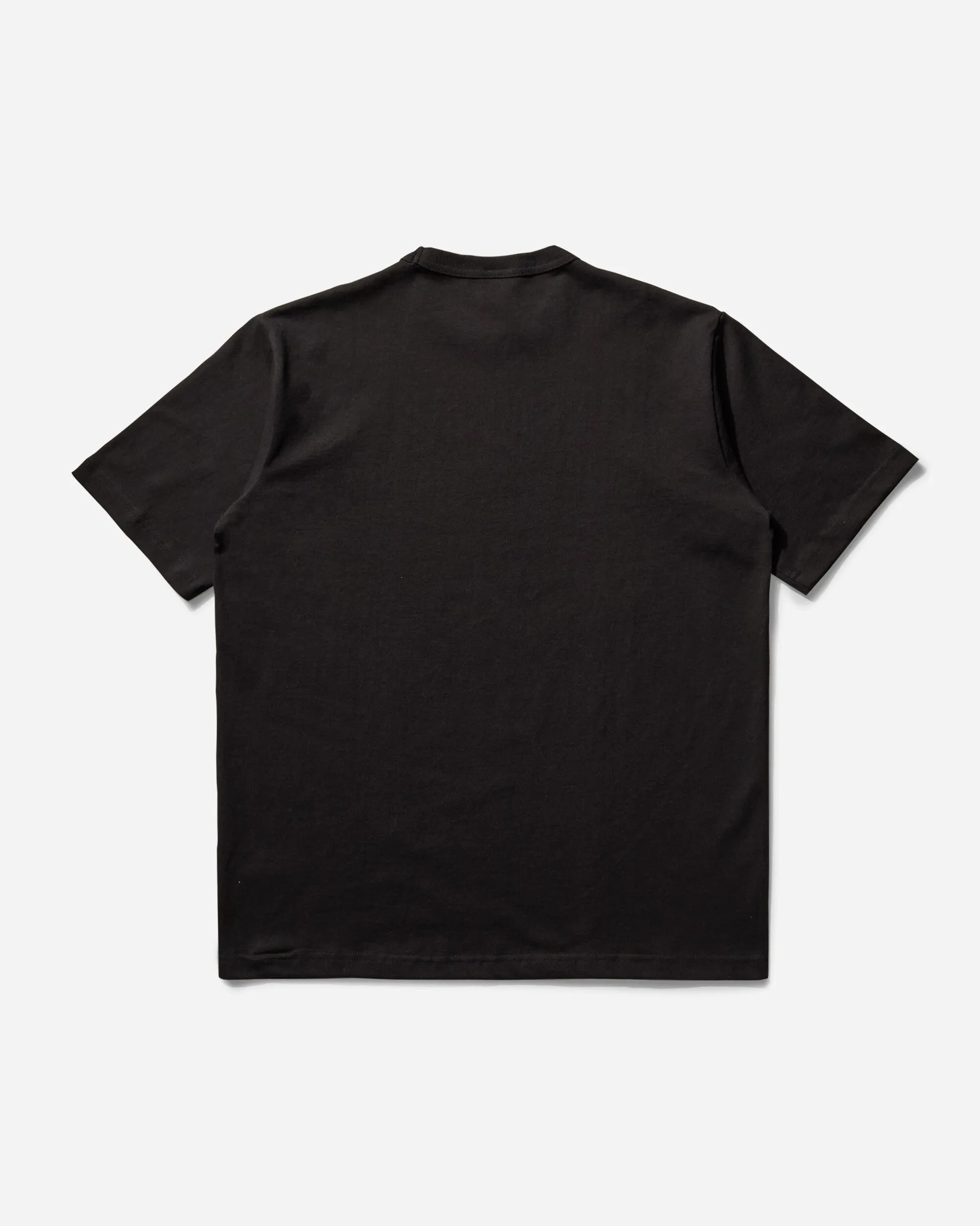 T-shirt col rond pour homme fabriqué aux États-Unis Noir