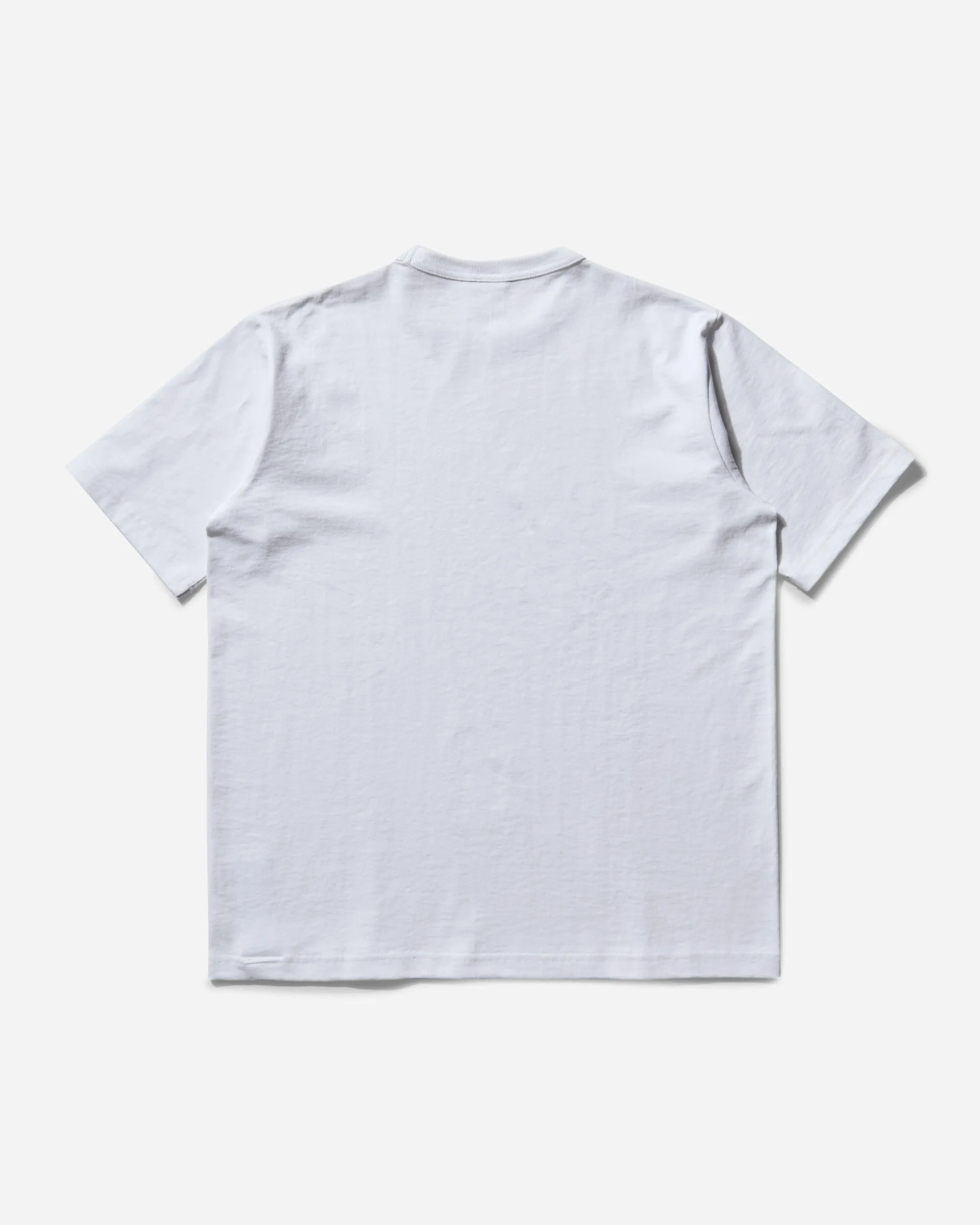 T-shirt col rond pour homme fabriqué aux États-Unis - Blanc