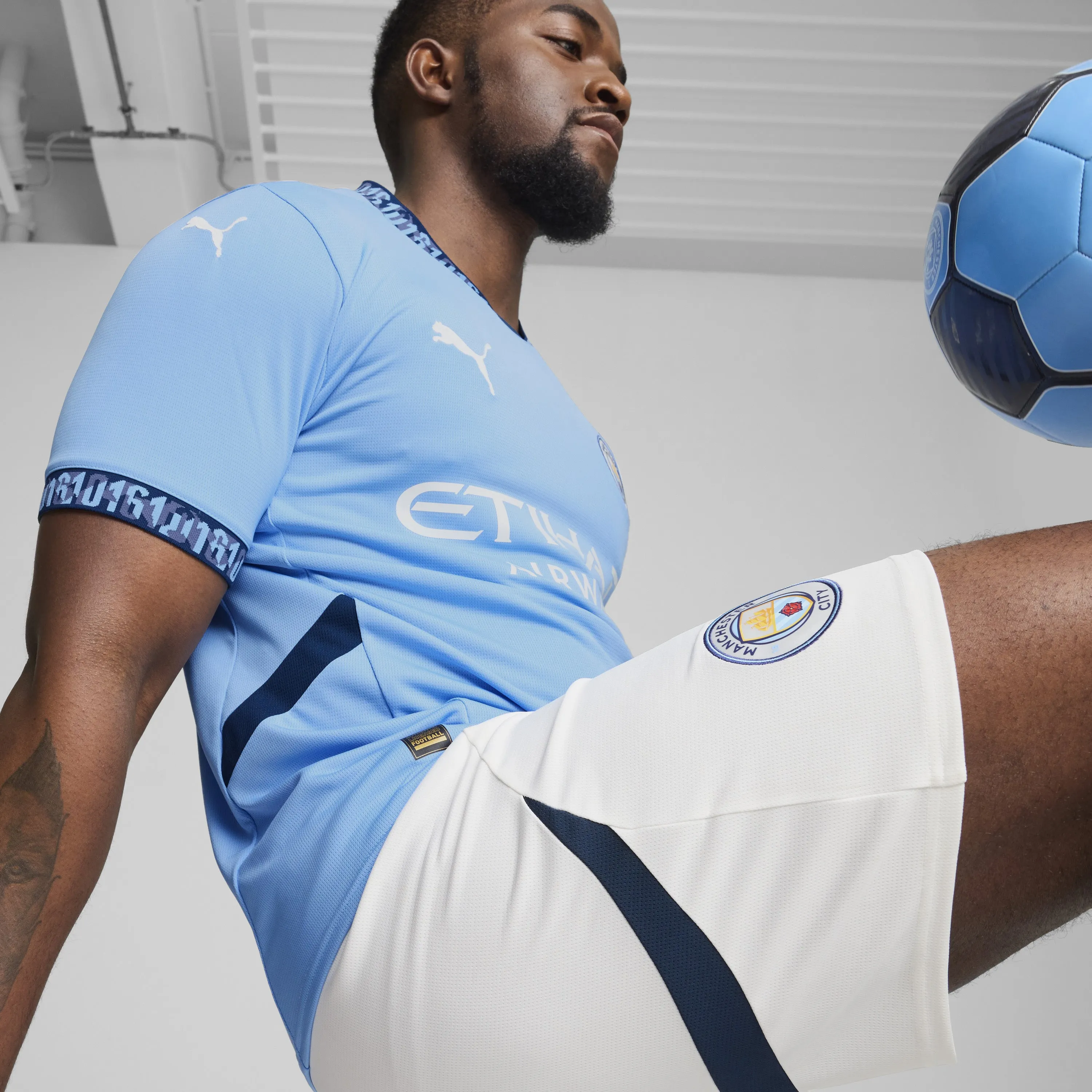 Maillot de football domicile réplique Manchester City 2024/25 pour homme