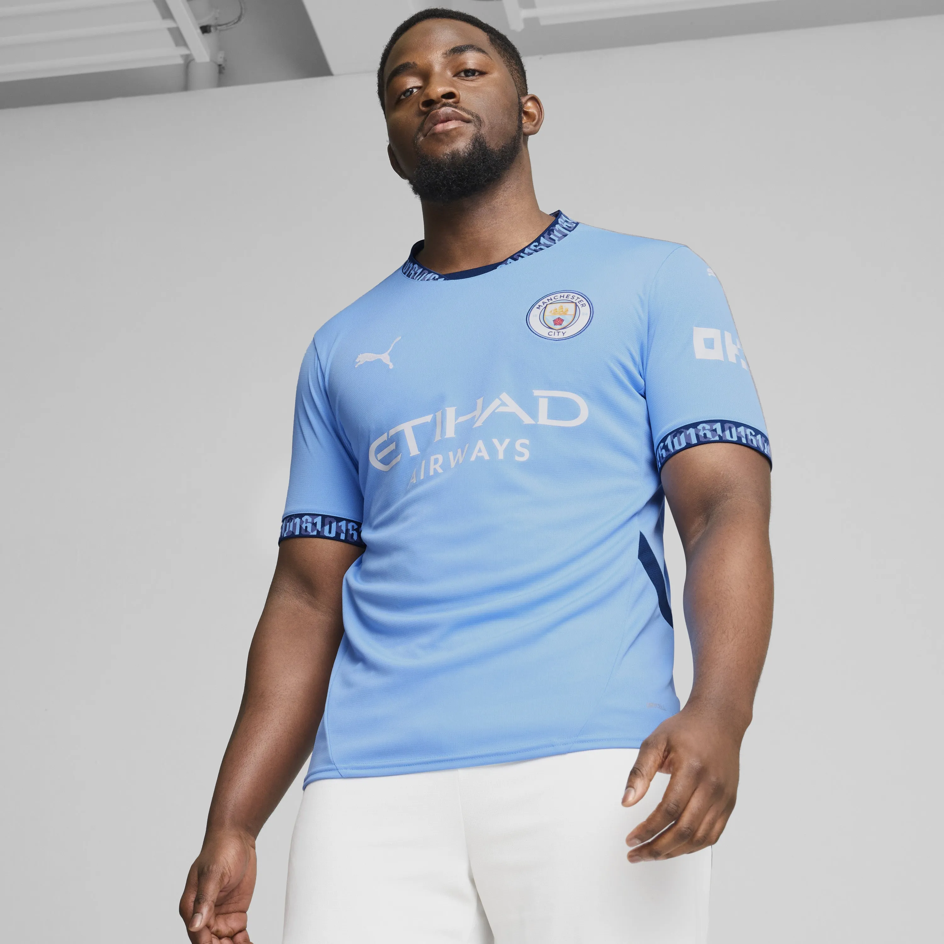 Maillot de football domicile réplique Manchester City 2024/25 pour homme