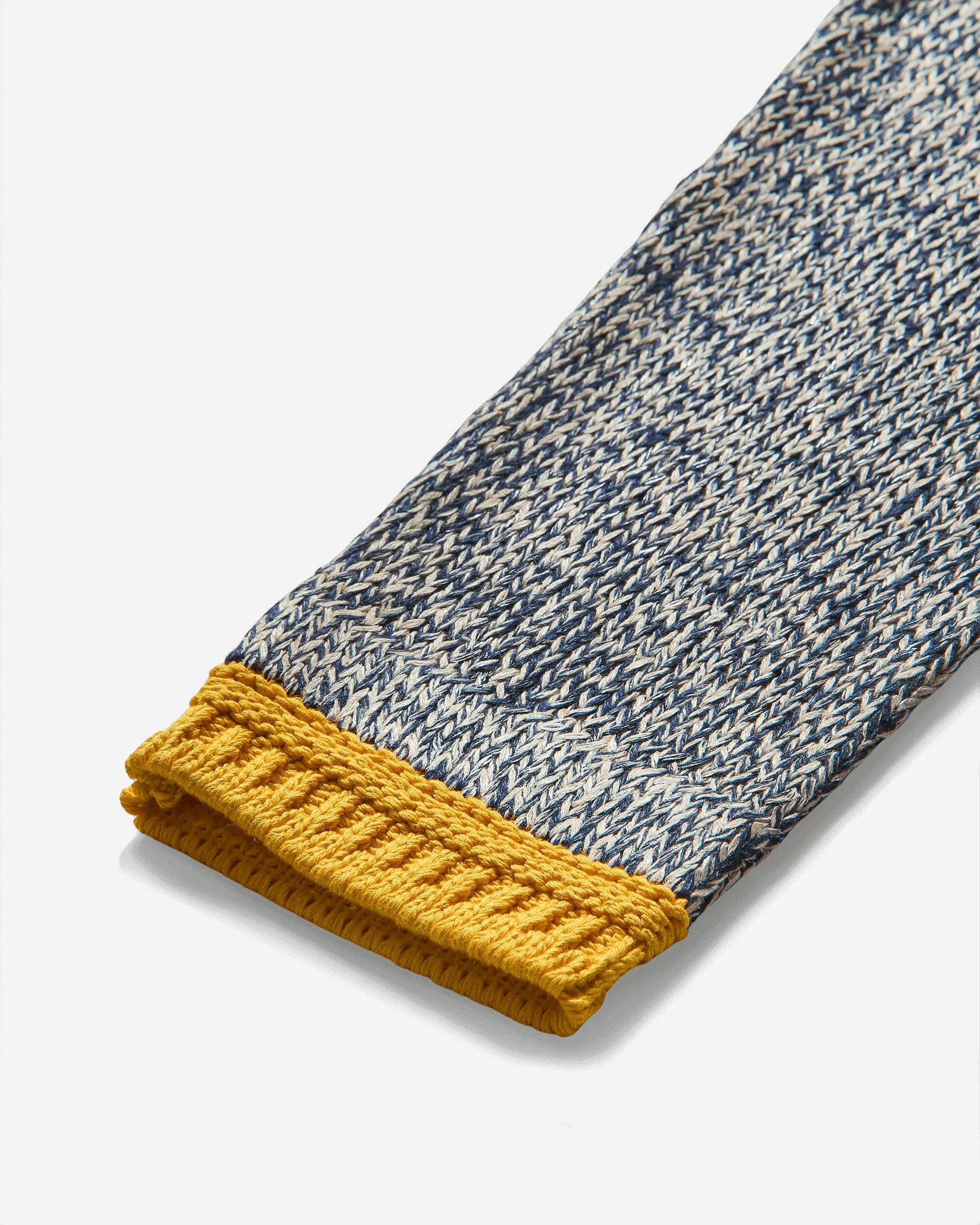 Pull à demi-zippe effet caoutchouté Marina pour homme Ivoire