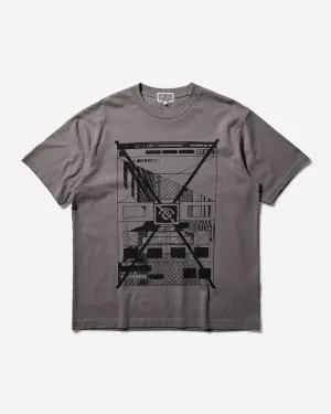 T-shirt MD pour homme corrigé Charbon