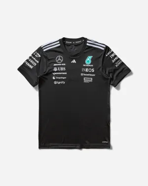 Maillot de pilote de l'équipe Mercedes-AMG Petronas de Formule 1 pour hommes - Noir